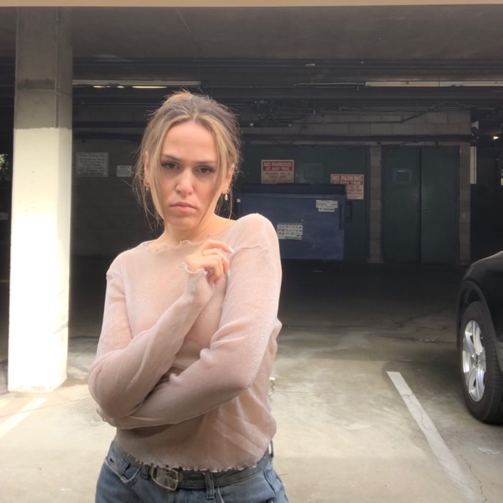 See Through Sparkly Top